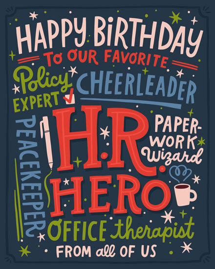 birthday by profession hr hero human resources