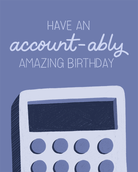 birthday by profession accountant calculator