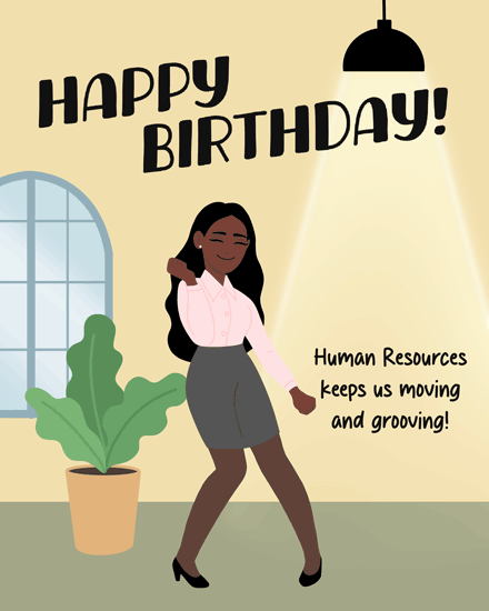 birthday by profession hr exercise female 2 dance dancing human resource plants light grooving poc
