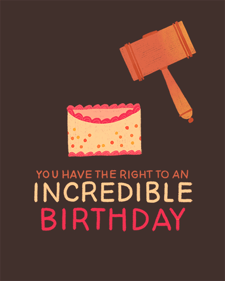 birthday by profession lawyer cake