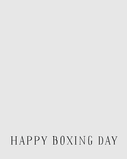 holiday season boxing day gifts presents