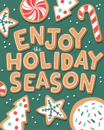holiday season enjoy the holidays christmas cookies