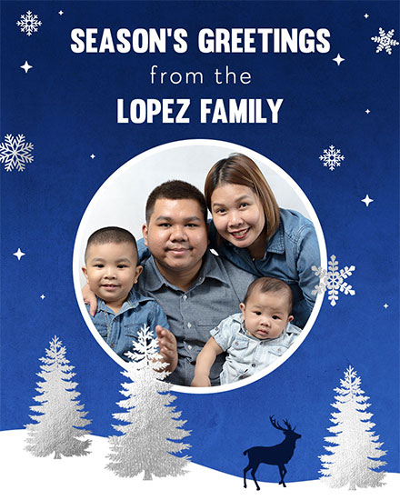holiday season holiday photo template card seasons greetings from the family picture photo image