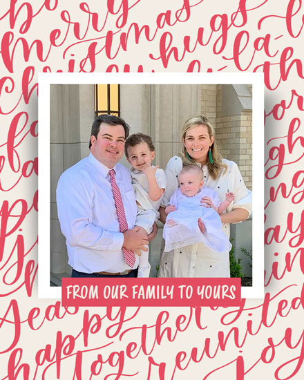 holiday season holiday card photo template from our family to yours picture photo image
