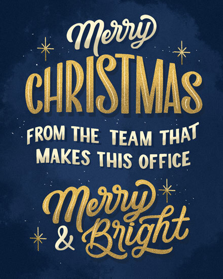 holiday season from the team merry bright