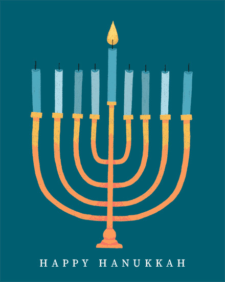 holiday season hanukkah candles