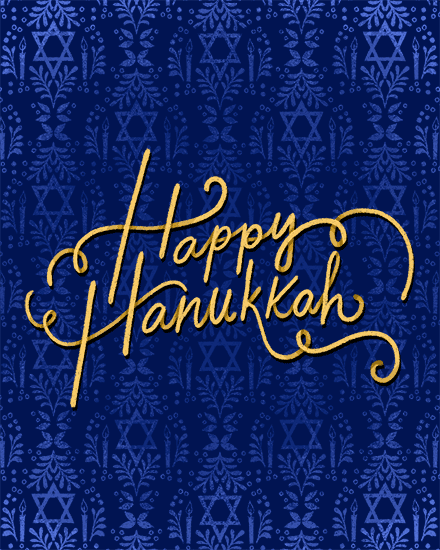 holiday season holiday card hanukkah pattern