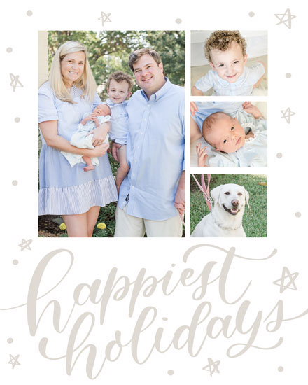 holiday season holiday card photo template happiest holidays picture photo image