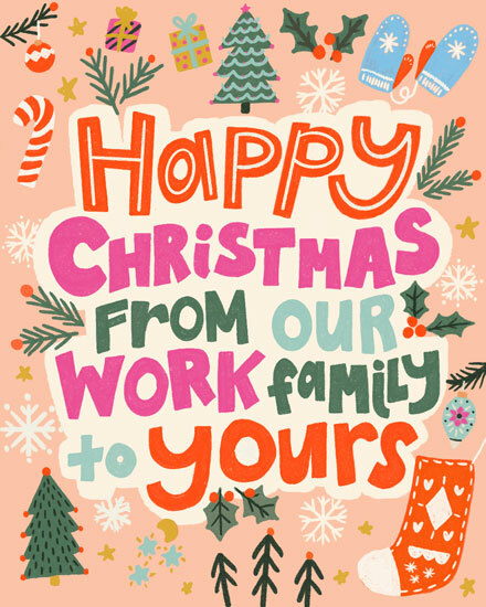 holiday season happy christmas work family