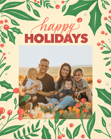 holiday season holiday card photo template happy holidays picture photo image