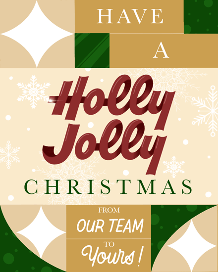 holiday season holly jolly our team