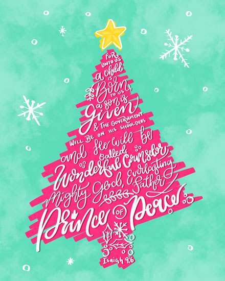 holiday season holiday card isaiah 9 6 christian