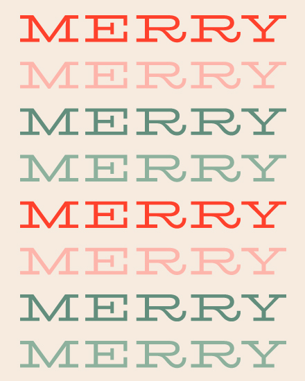 holiday season holiday card merry merry merry