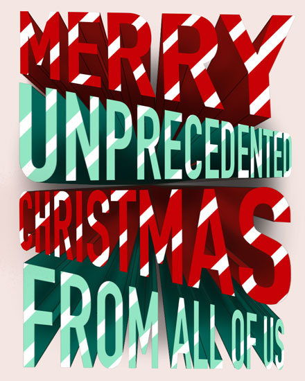 holiday season christmas card merry unprecedented christmas