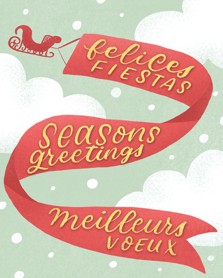 holiday season holiday card seasons greetings in multiple languages