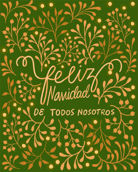 holiday season holiday card navidad spanish