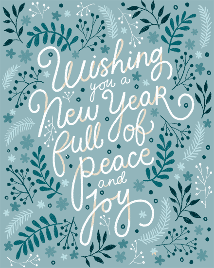 holiday season holiday card new year peaece
