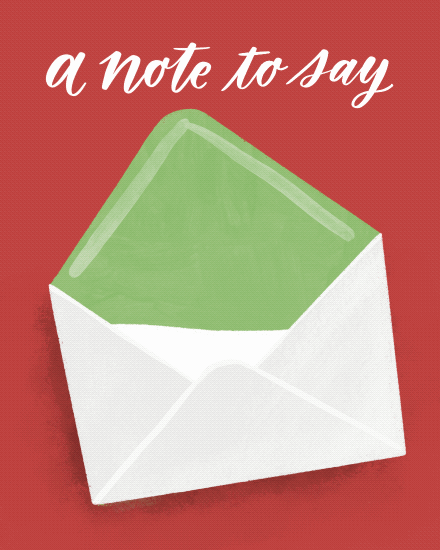 note happy christmas holiday season card envelope text