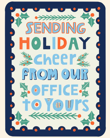 holiday season sending holiday cheer