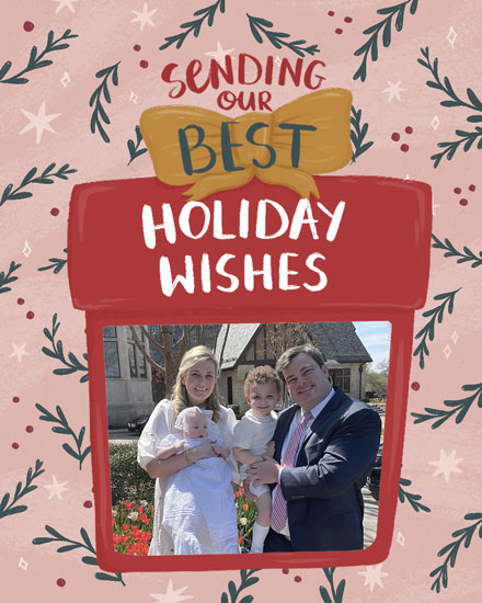 holiday season holiday card photo template sending our best holiday wishes picture photo image