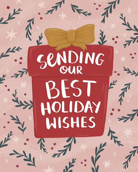 holiday season holiday card  sending our best holiday wishes