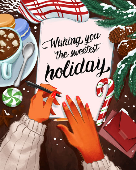 holiday season holiday card sweetest holiday