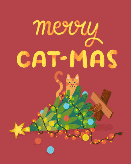 holiday season tree cat christmas tree ornaments