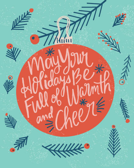 holiday season holiday card may your holidays be full of warmth and cheer