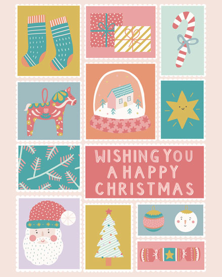 holiday season holiday card wishing you a happy christmas