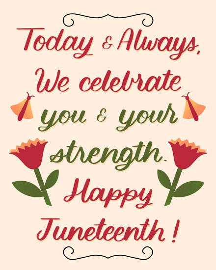 juneteenth card today and always