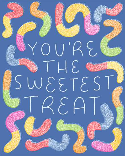 just because gummy snakes sweetest candy jelly