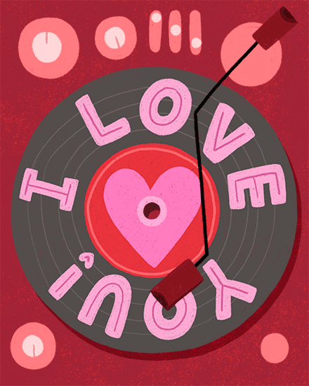 love record music vinyl music player