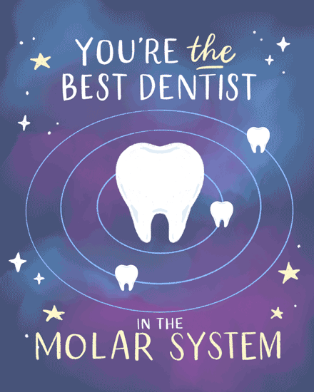 medical professional appreciation dentist clinician molar system 