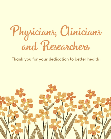 medical professional appreciation physician clinician researcher