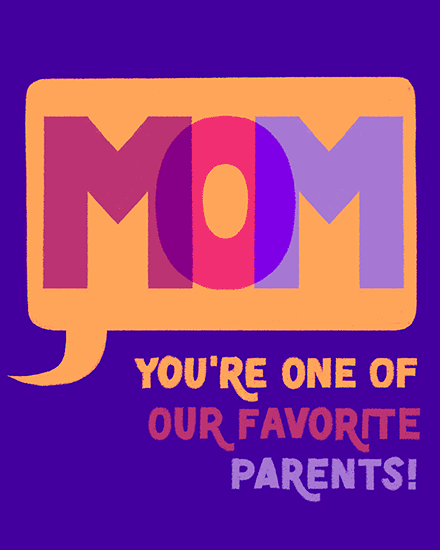 mother's day mothers day card favorite parents speech