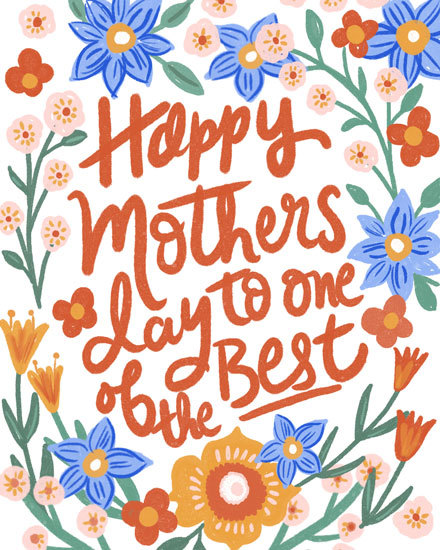 mother's day mothers day card one of the best flower floral