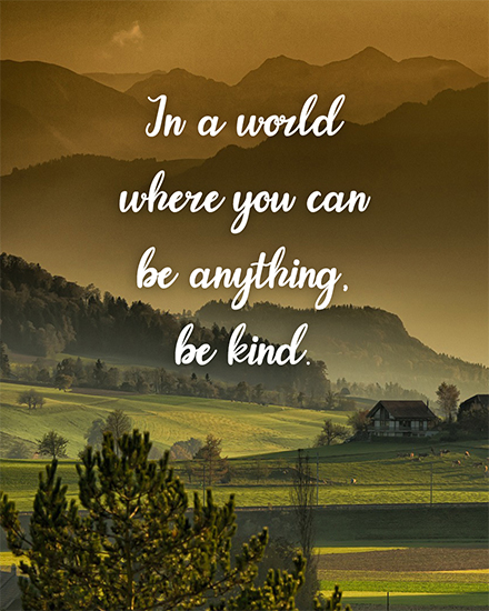 miscellaneous card be kind picture photo image World Kindness Day