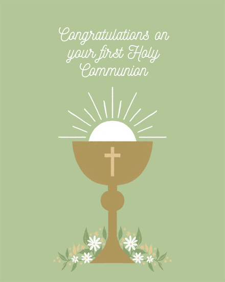 miscellaneous communion cross flower