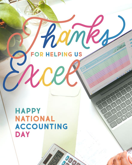 miscellaneous card making us excel picture photo image National Accounting Day