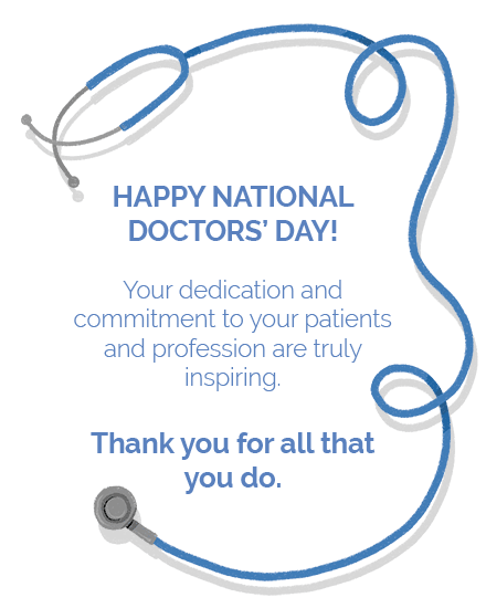 national doctors' day stethoscope clinic hospital medical professional appreciation