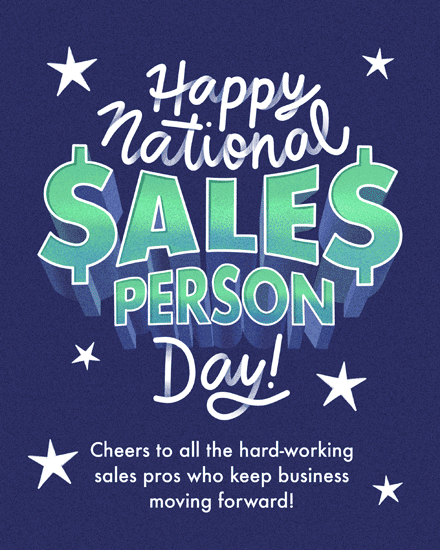 miscellaneous salesperson day lettering sales dollar sign