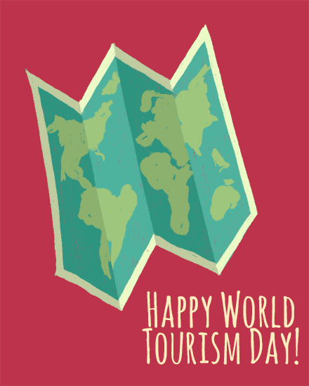 World Tourism Day map