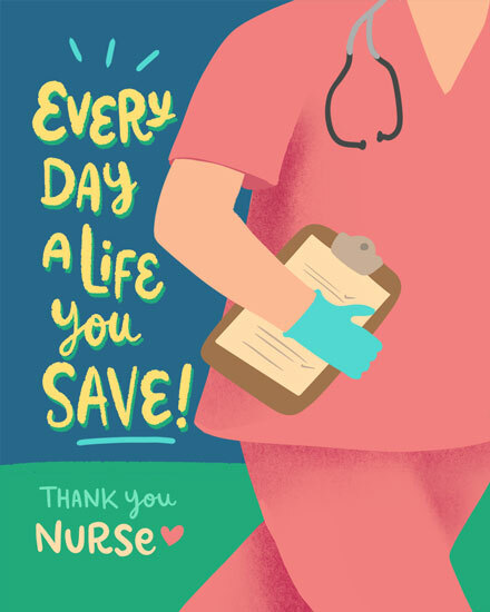 national nurses week a life you save doctor medical staff clinic hospital scrubs suit stethoscope medical professional appreciation