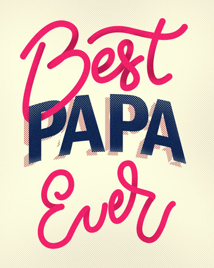 father's day fathers day card best papa ever
