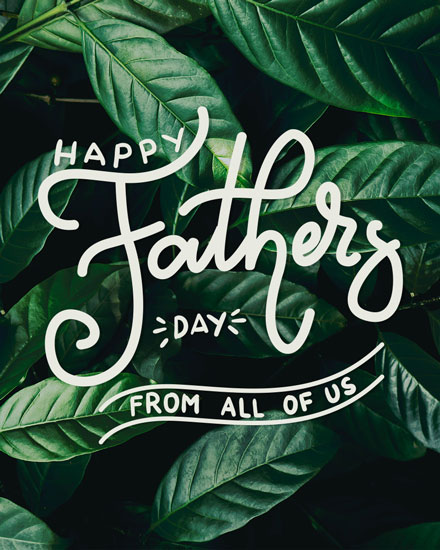 father's day fathers day card happy fathers day from all of us picture photo image