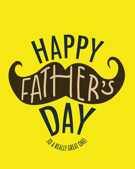 father's day fathers day card mustache