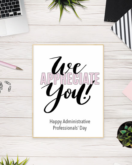 administrative professionals' day administrative professionals day neutral desktop