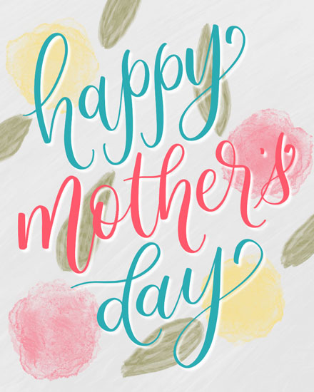mother's day mothers day card watercolor texture