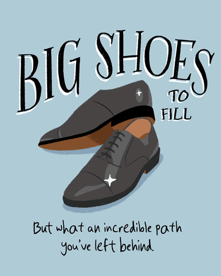 retirement big shoes to fill boss manager
