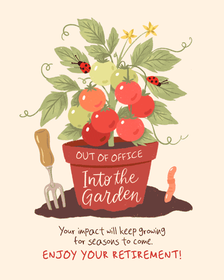 retirement gardening tomato boss ceo manager